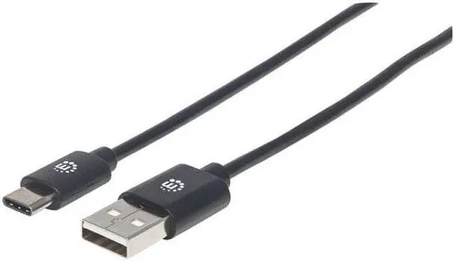 Main image of Manhattan 354936 10 ft. High Speed USB-C Male to USB-A Male Cable