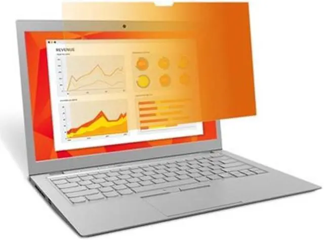 Alt view image 3 of 20 - 3M Frameless Gold Privacy Filter for 15.4" Widescreen Touch MacBook Pro 16:10
