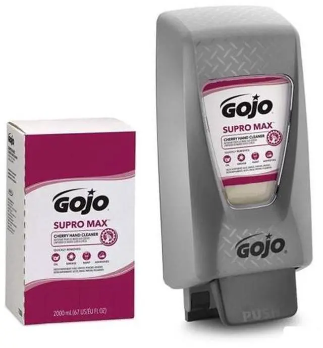 Alt view image 6 of 19 - GOJO® SUPRO MAX™ Cherry Hand Cleaner 2000 mL Refill for GOJO® PRO™ TDX™ Dispenser   1 each