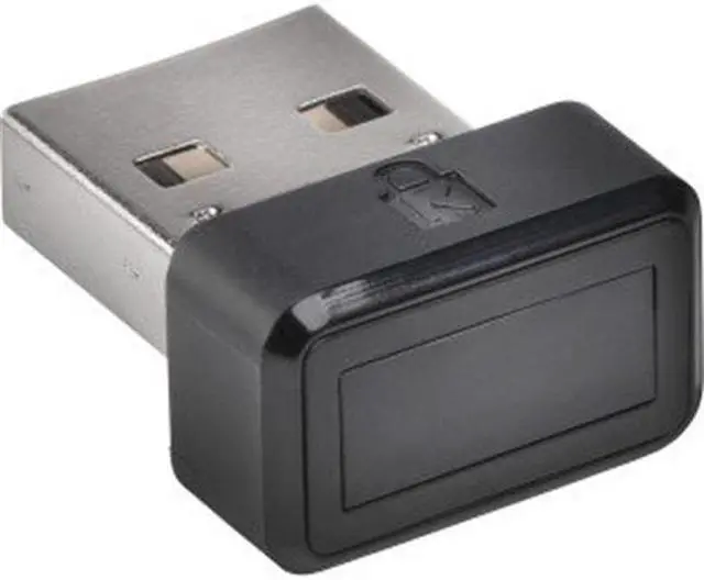 Alt view image 2 of 20 - Kensington K67977WW VeriMark Fingerprint Key for Windows 10 Hello and FIDO U2F Certified, Black