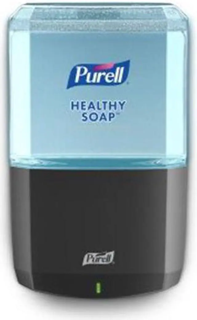 Main image of GOJO Industries 773401 1200 ml Touch-Free Dispenser with Energy on the Refill for Purell Soap, Graphite