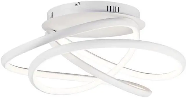 Main image of ET2 E30640-MW 24.5 in. Twisted LED Flush Mount Ceiling Light, Matte White