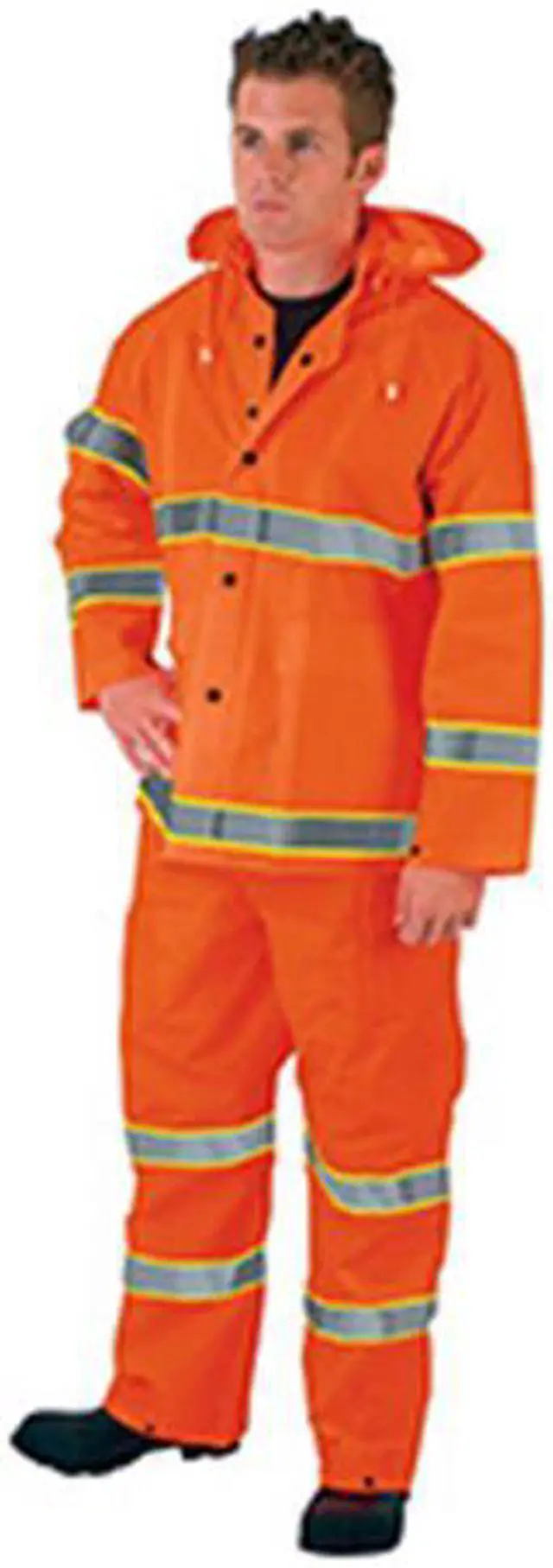 Main image of Mcr Safety Rain Suit,Jacket/Bib,Class 1, Type O,2XL HAWA 2013RX2