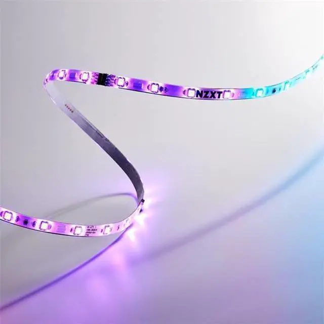 Alt view image 9 of 17 - NZXT HUE 2 RGB Lighting Kit - Four Magnetic LED Strips - Quad-Channel Support - Advanced PC Lighting System. AC-HUEP2-M1