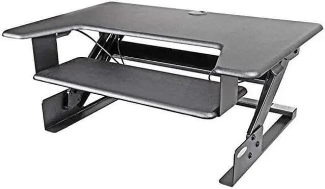 Alt view image 2 of 12 - Kantek Electric Sit to Stand Workstation (STS965)