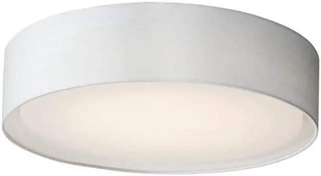 Main image of Maxim 10222WL 20 in. Prime LED Flush Mount Ceiling Light, White Linen