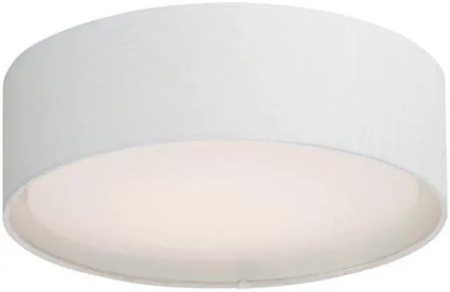 Main image of Maxim 10232WL 20 in. Prime LED Flush Mount Ceiling Light, White Linen