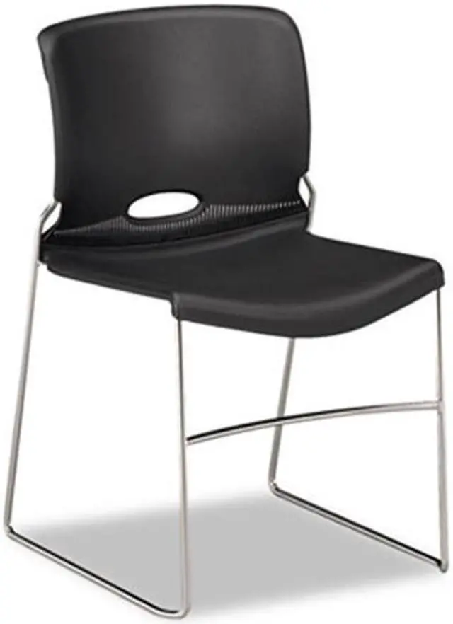 Alt view image 4 of 5 - HON Olson High-Density Stacking Chair Lava HON4041LA