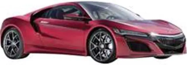Main image of Maisto 31234r 1-24 Scale 2018 Acura NSX Diecast Model Car - Red with Black Top