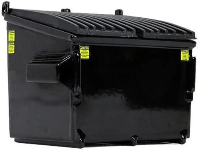 Alt view image 4 of 7 - Refuse Trash Bin Black 1/34 Diecast Model by First Gear