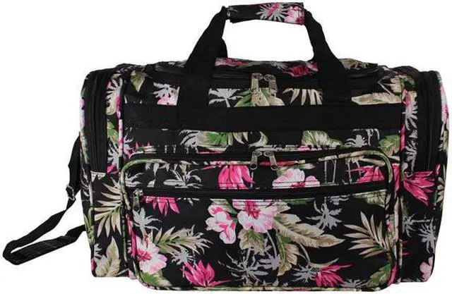 Alt view image 2 of 4 - World Traveler 19-Inch Carry-On Duffel Bag - Tropical Flowers