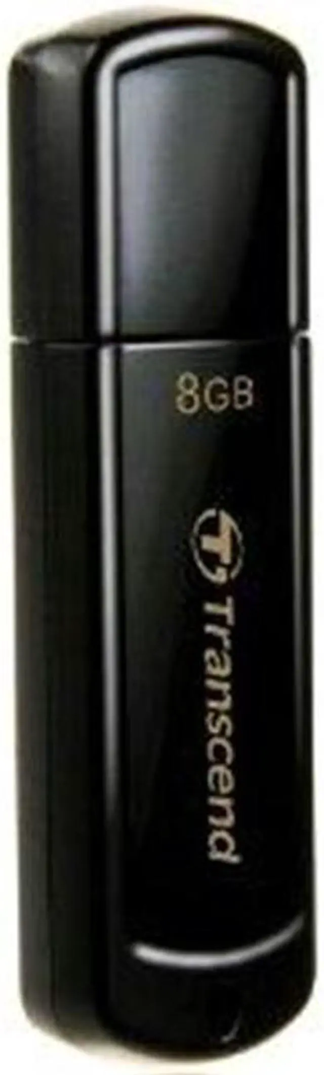 Alt view image 5 of 15 - Transcend JetFlash 350 8 GB USB 2.0 Flash Drive - Black - 1 Pack