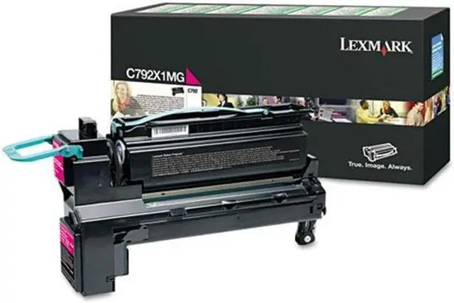 Alt view image 7 of 11 - Lexmark C792X4MG Extra High Yield Return Program Toner Cartridge - Magenta