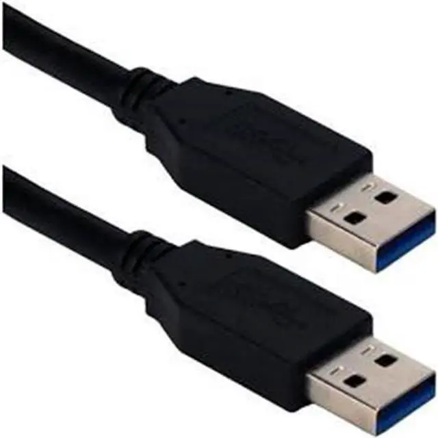 Main image of QVS 6ft USB 3.0/3.1 Type A Male To Male 5Gbps Black Cable