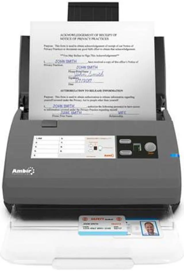 Alt view image 2 of 3 - Ambir Technology DS830IX-AS 30 PPM Automatic Document Feeder, 200 DPI