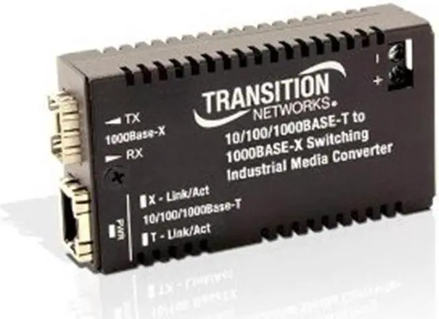 Alt view image 4 of 8 - Transition Networks Hardened Mini 10/100/1000 Bridging Media Converter