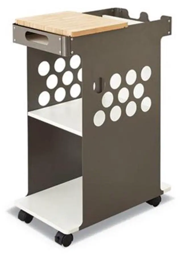Main image of Safco 5209WH Mini Rolling Storage Cart, White