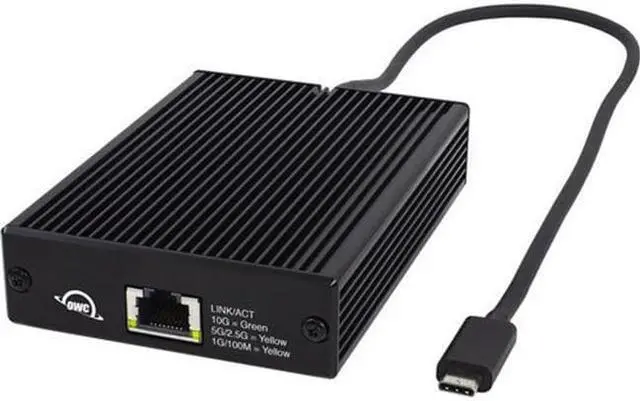 Alt view image 2 of 9 - OTHER WORLD COMPUTING OWC THUNDERBOLT-3 TO 10GBE BUS-POWERED ETHERNET ADAPTER 1YR