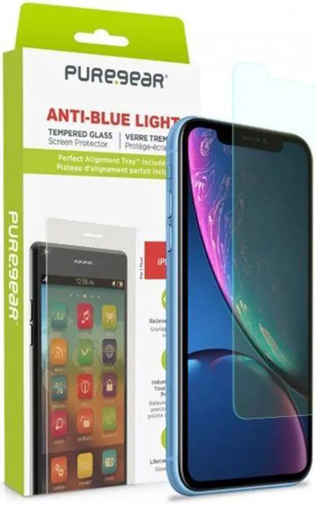Alt view image 2 of 2 - PureGear Tempered Glass with Self Aligning Tray - Anti-Blue Light 62556PG