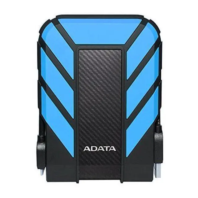Alt view image 2 of 15 - ADATA HD710 Pro External Hard Drive: Blue 1TB USB 3.1 | Durable, Waterproof, Dustproof Portable HDD | Shock Vibration Sensing Technology | Ratings: IPX8 MIL-STD-810G 516.6 | 3yr Warranty