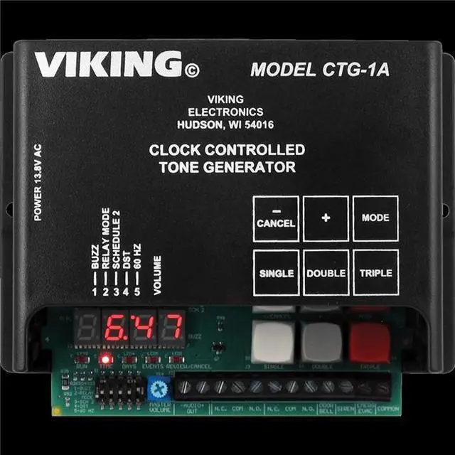 Main image of Viking Electronics CTG-1A Add Time Controlled Alert Tones & Emergency Tones to Your Paging System