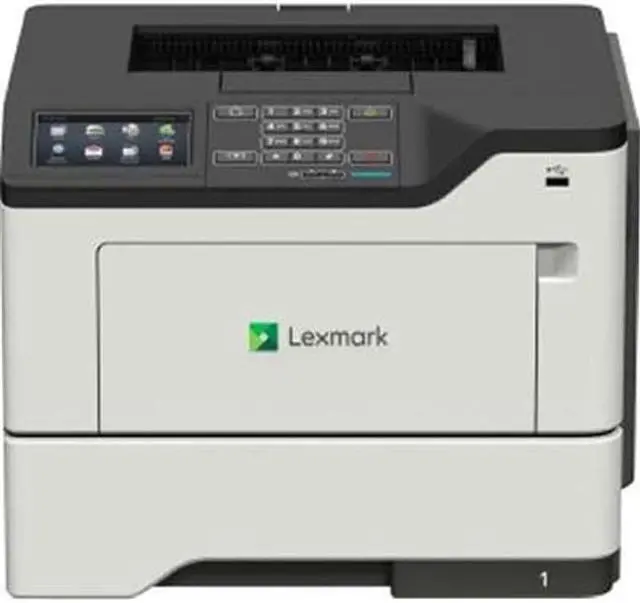 Alt view image 3 of 18 - Lexmark MS620 MS622de Laser Printer - Monochrome - 1200 x 1200 dpi Print - Plain Paper Print - Desktop - TAA Compliant