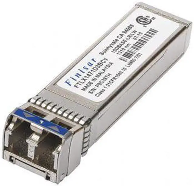 Main image of Finisar FTLX1475D3BCV 10GBase-LR LW 1000Base-LX Dual Rate 10 km 1310 nm SM SFP Plus Transceiver