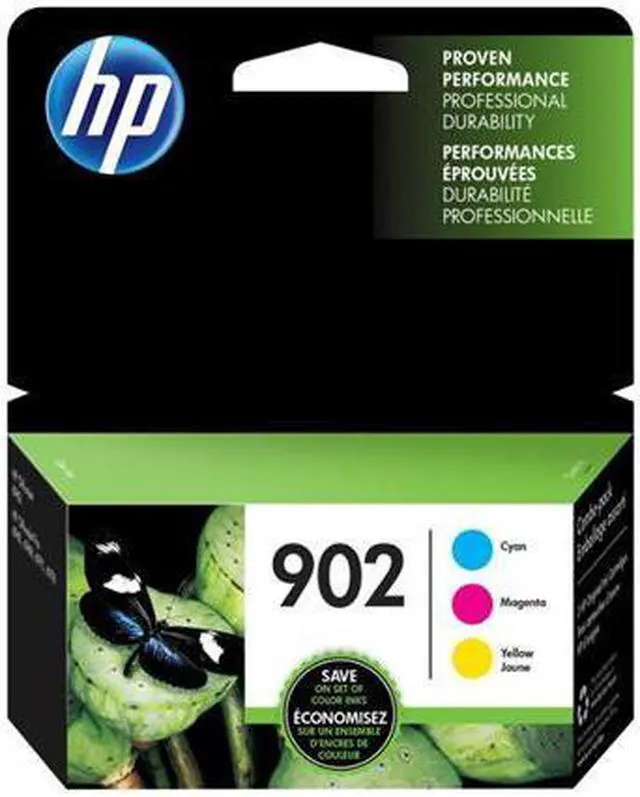 Alt view image 2 of 20 - HP 902 3-pack Cyan/Magenta/Yellow Original Ink Cartridges, Per cartridge: ~315
