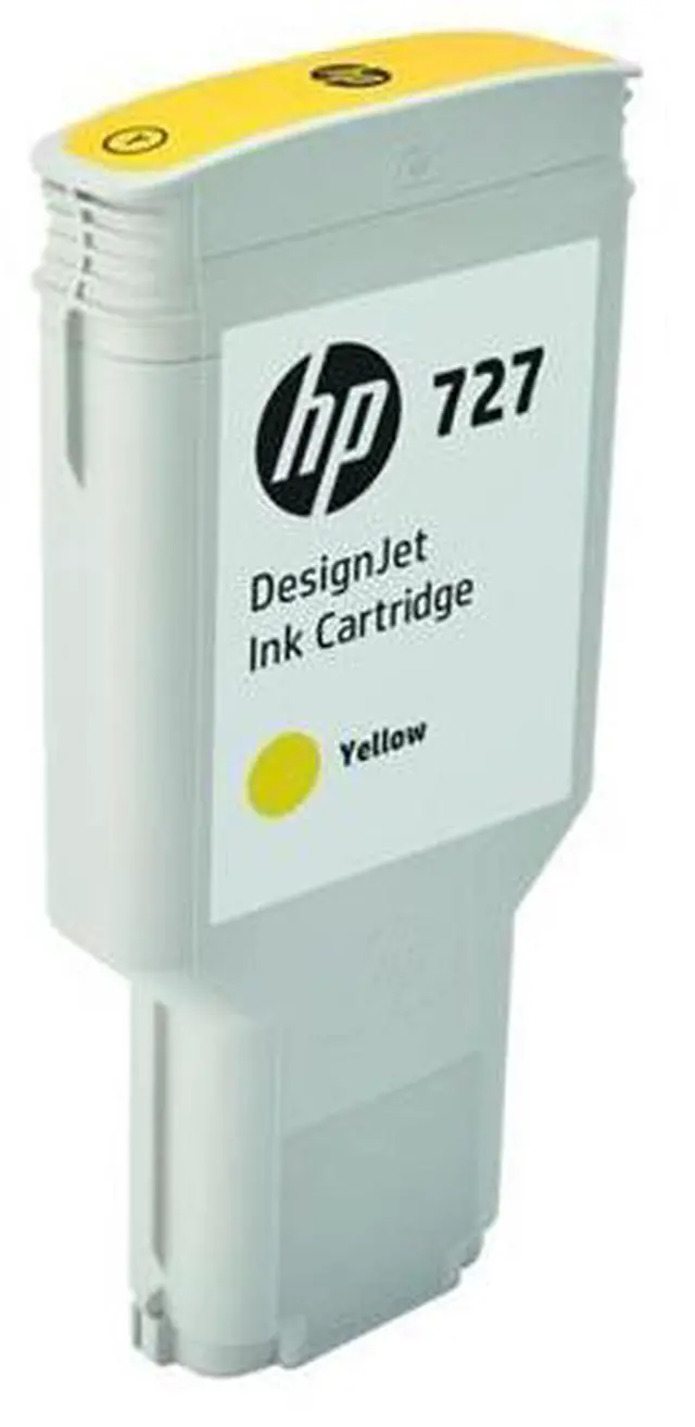Alt view image 3 of 17 - HP 727 300-ml Yellow DesignJet Ink Cartridge, F9J78A
