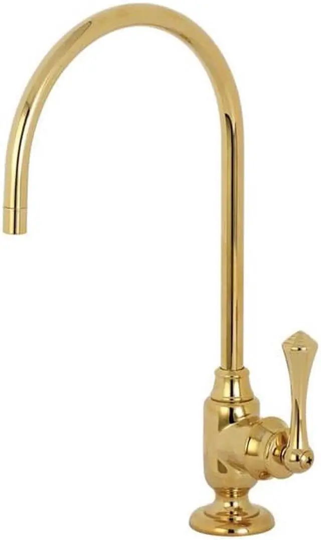 Main image of Kingston Brass KS5192BL Traditional Vintage Single-Handle Water Filtration Faucet - Polished Brass