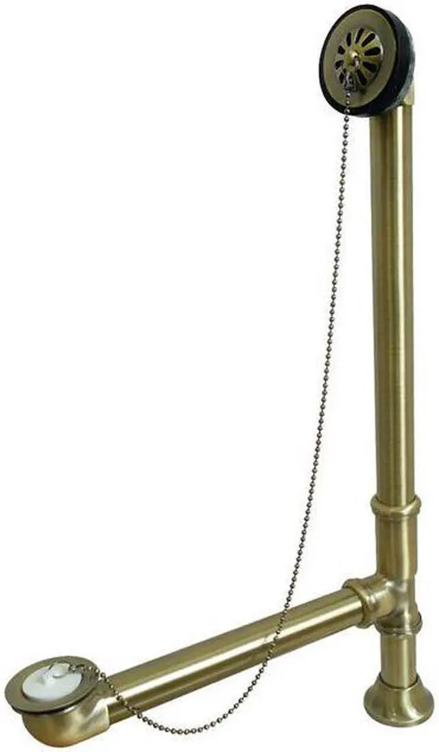 Main image of Kingston Brass CC2093 Vintage Clawfoot Tub Drain, Vintage Brass