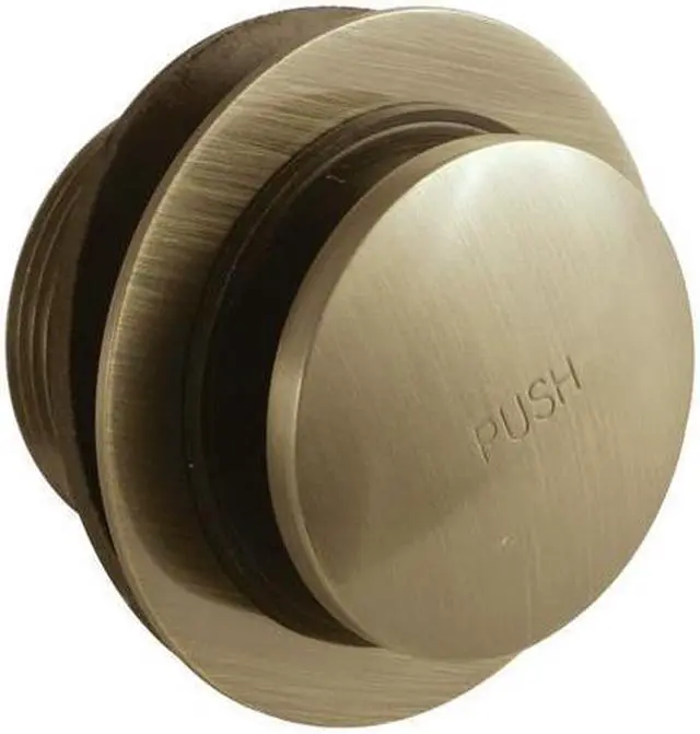 Main image of Kingston Brass DTT203 Made To Match Tip-Toe Bathtub Drain, Vintage Brass