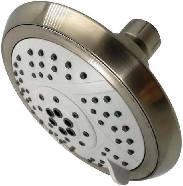 Main image of Kingston Brass KX1548 Modern Vilbosch 5 in. 5-Function Shower Head - Brushed Nickel