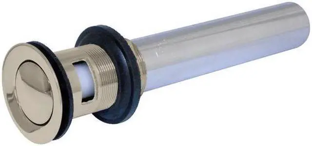 Main image of Kingston Brass KB8106 Modern Push Pop-Up Drain with Overflow - Polished Nickel