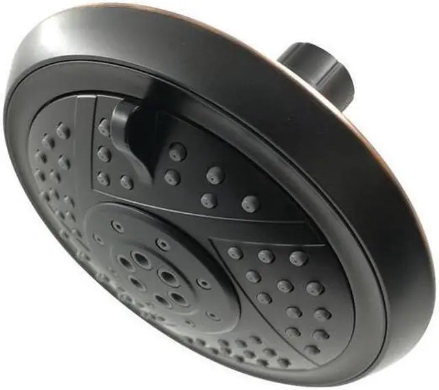 Main image of Kingston Brass KX1556 Modern Vilbosch 5 in. 5-Function Shower Head - Naples Bronze