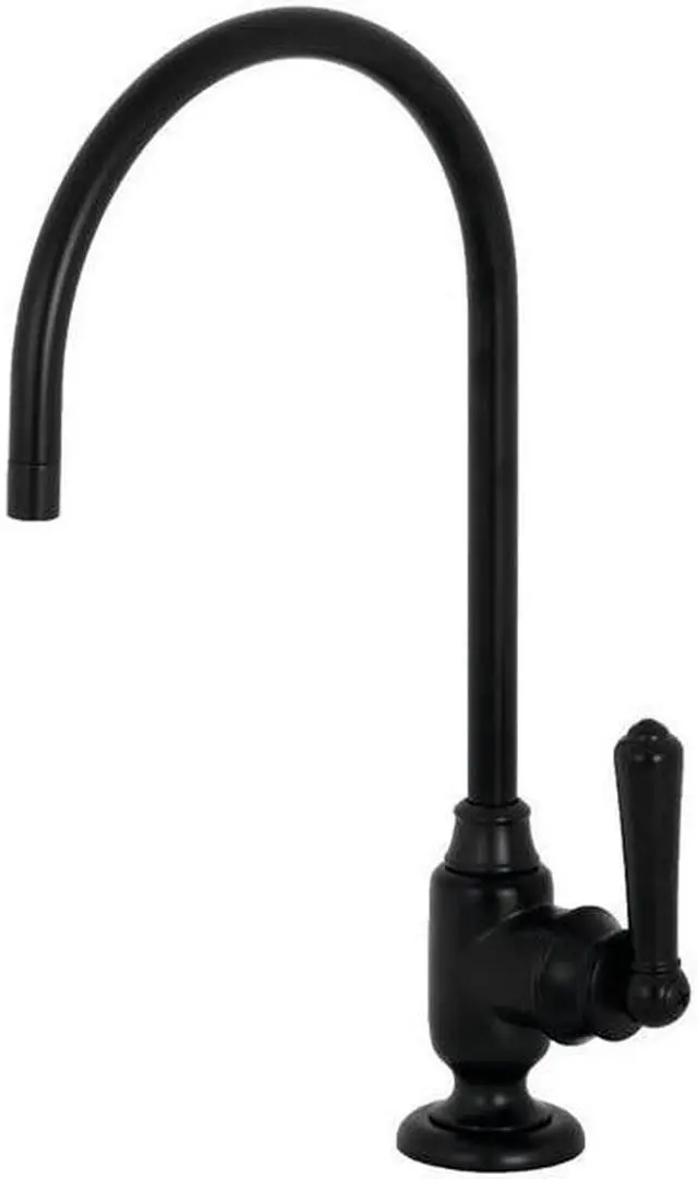 Main image of Kingston Brass KS5190NML Traditional Magellan Single-Handle Water Filtration Faucet - Matte Black