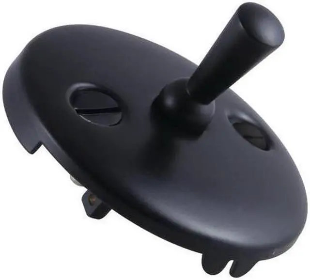 Main image of Kingston Brass DTL100MB Made To Match Round Overflow Plate with Trip Lever, Matte Black