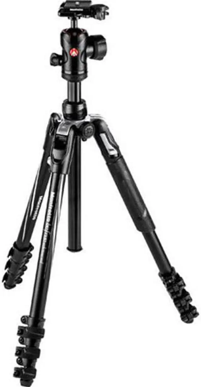 Alt view image 9 of 20 - Manfrotto Befree Advanced Lever Aluminum Travel Tripod with Ball Head, Black
