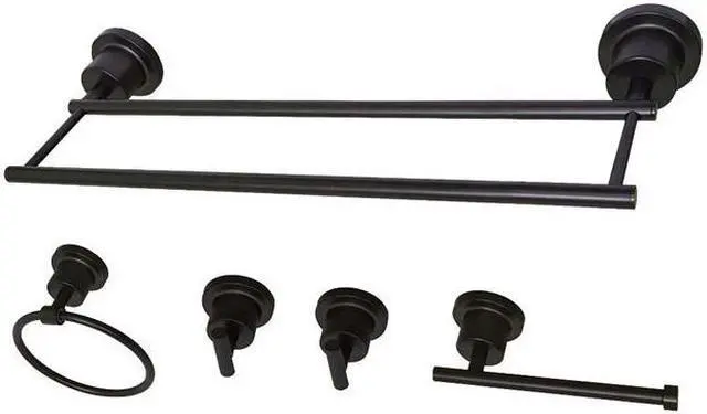 Main image of Kingston Brass BAH821318478ORB Concord 5 Piece Bathroom Accessory Set - Oil Rubbed Bronze