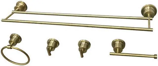 Main image of Kingston Brass BAH821318478SB Concord 5 Piece Bathroom Accessory Set - Satin Brass