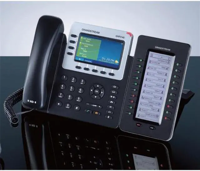 Alt view image 10 of 18 - GRANDSTREAM GXP2140 HIGH-END IP PHONE 4 SIP