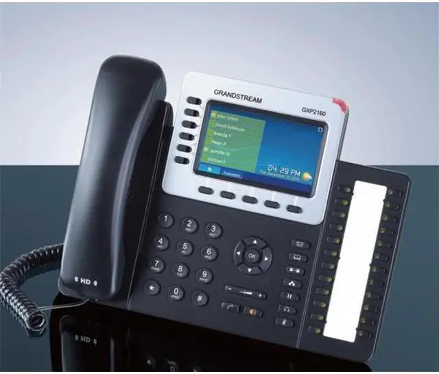 Alt view image 5 of 16 - Grandstream Gxp2160 Ip Phone - Bluetooth - Desktop Wall Mountable