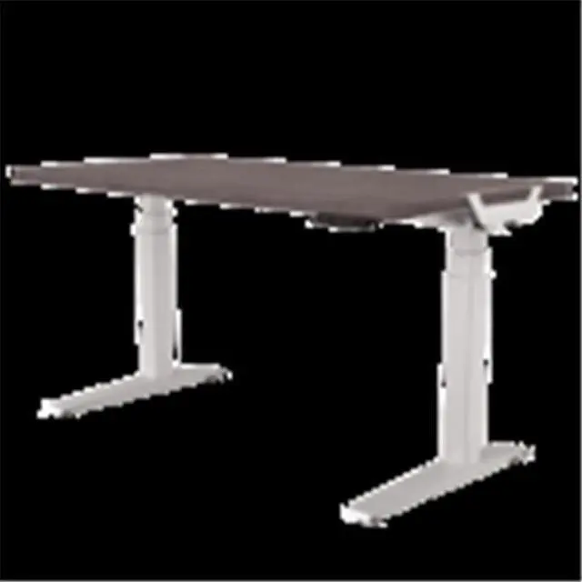 Alt view image 2 of 16 - Fellowes - 9650001 - Fellowes High Pressure Laminate Desktop Gray Ash - 48x24 - Gray Ash Rectangle, High Pressure