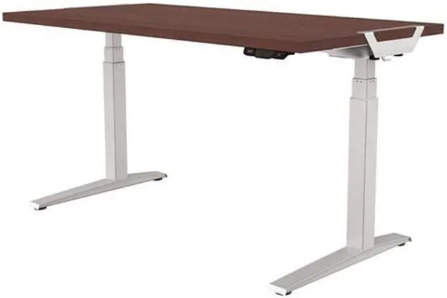 Alt view image 2 of 8 - Fellowes Levado Laminate Table Top (Top Only) 60w x 30d Mahogany 9650501