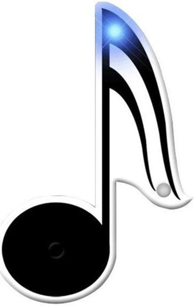 Main image of Blinkee 2015000 Music Note Flashing Body Light Lapel Pins