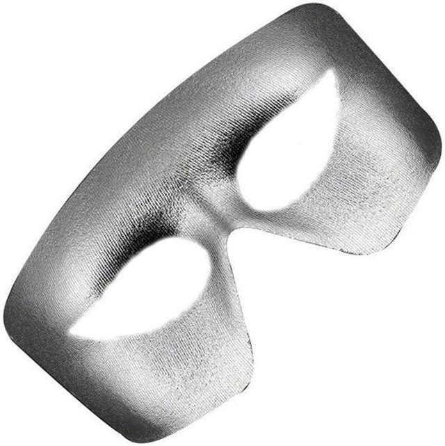 Main image of Blinkee MSNLMMG Masquerade Silver Non-Light Up Metallic Mask Mardi Gras