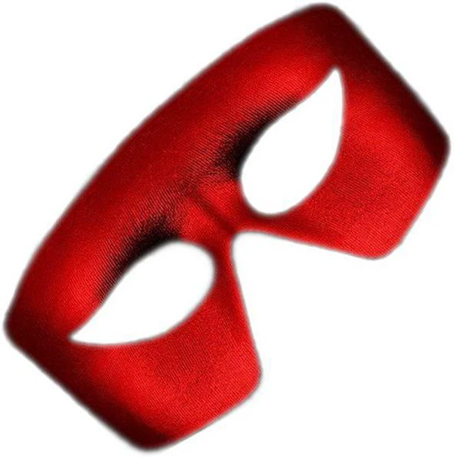 Main image of Blinkee MRNLMMG Masquerade Red Non-Light Up Metallic Mask Mardi Gras
