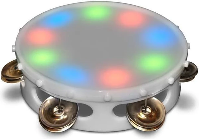 Main image of Blinkee 2020511 LED Multi Color Round Tambourine