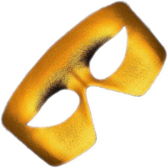 Main image of Blinkee MGNLMMG Masquerade Gold Non-Light Up Metallic Mask Mardi Gras