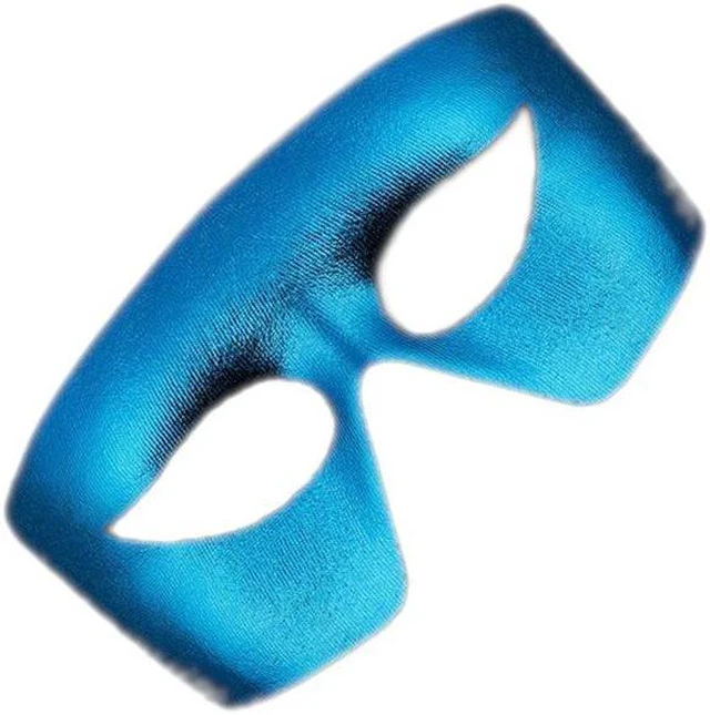 Main image of Blinkee MBNLUMMG Masquerade Blue Non-Light Up Metallic Mask Mardi Gras